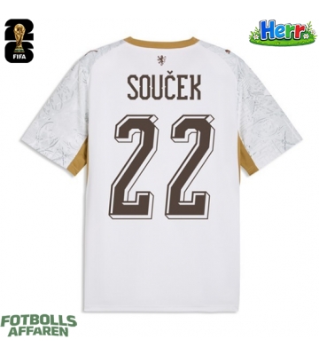 Tjeckien Tomas Soucek #22 Bortatröja VM 2026 Kortärmad